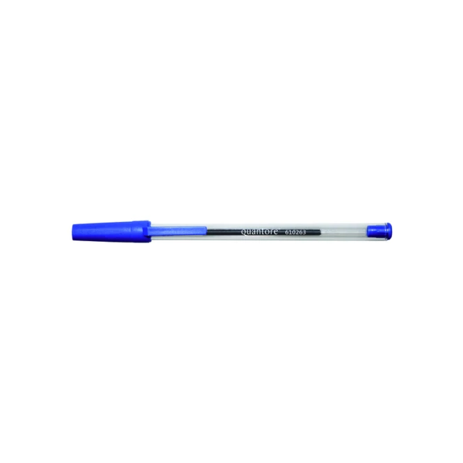 Balpen Quantore Stick blauw medium