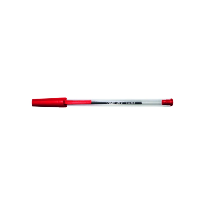 Balpen Quantore Stick rood medium