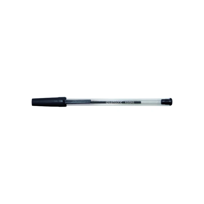 Balpen Quantore Stick zwart medium