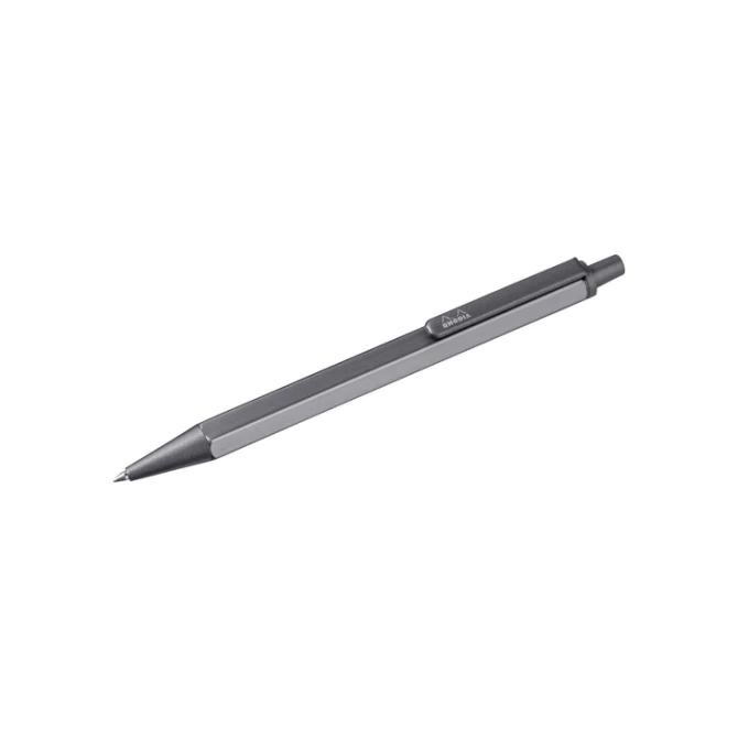 Balpen Rhodia scRipt medium titanium