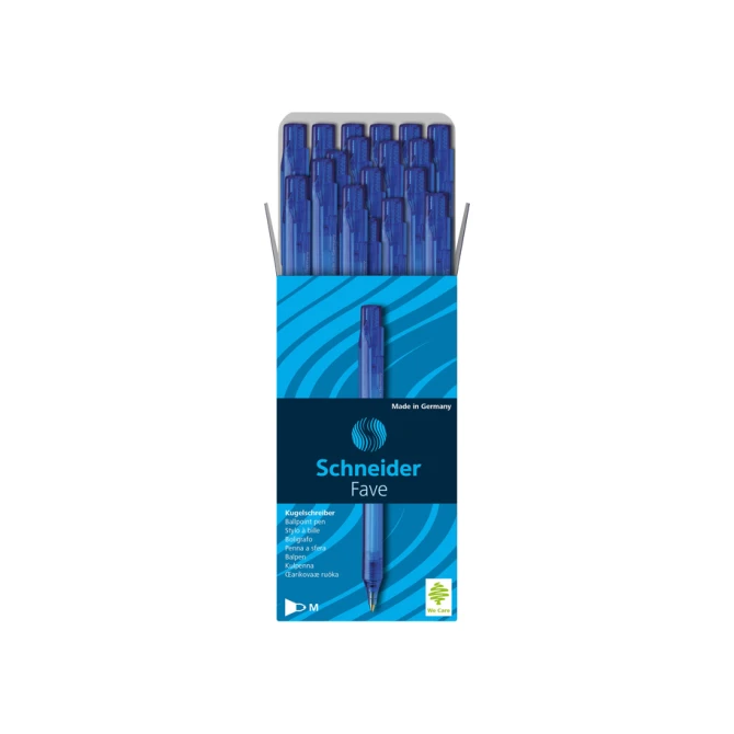 Balpen Schneider Fave medium blauw