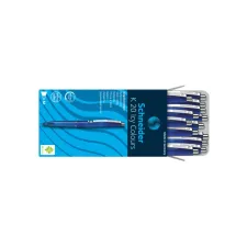 Balpen Schneider K20 Icy Colours medium blauw Balpen Schneider K20 Icy Colours medium blauw