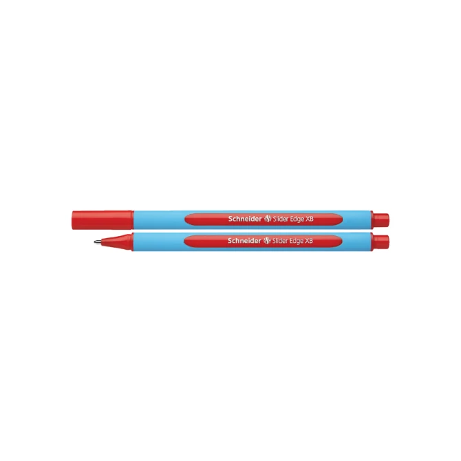 Balpen Schneider Slider Edge extra breed rood