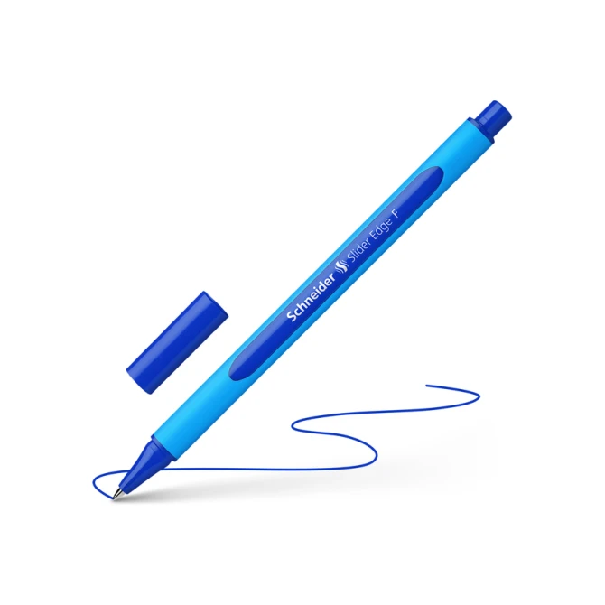 Balpen Schneider Slider Edge fijn blauw