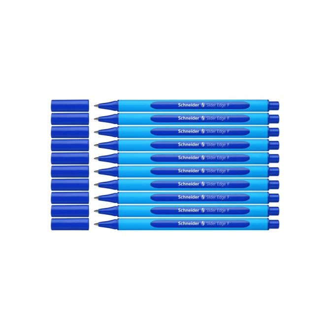 Balpen Schneider Slider Edge fijn blauw