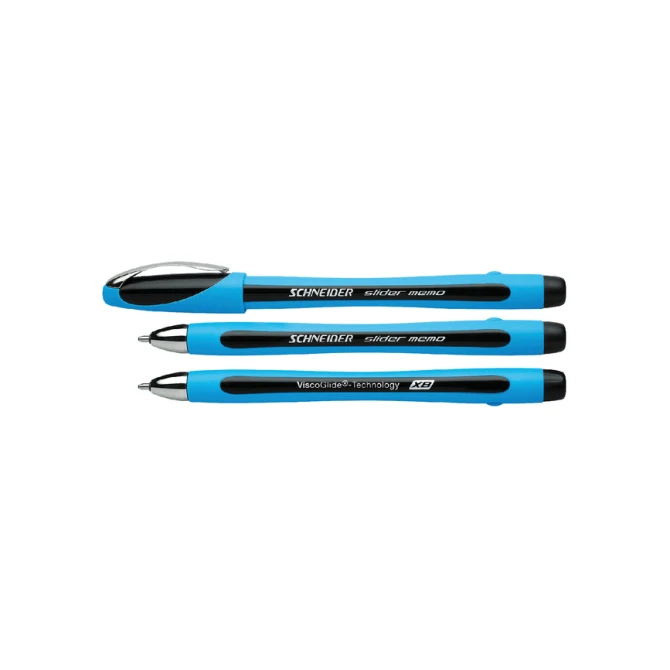 Balpen Schneider Slider Memo extra breed zwart