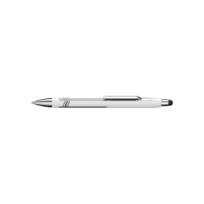 Balpen Schneider stylus Epsilon Touch extra breed wit/zilver