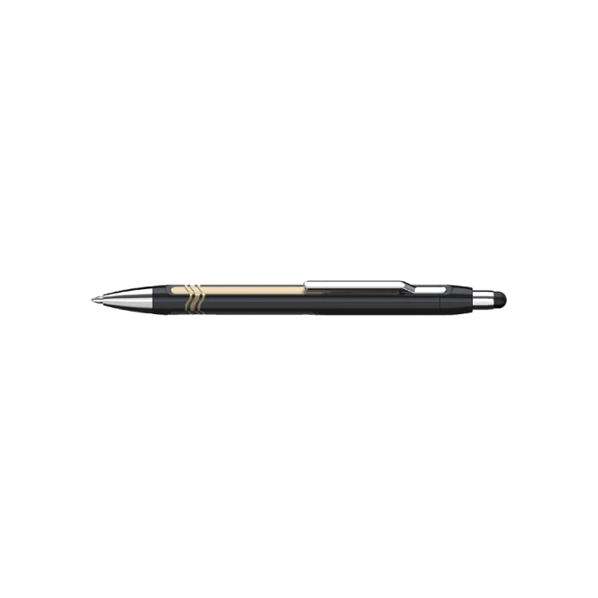 Balpen Schneider stylus Epsilon Touch extra breed zwart/goud