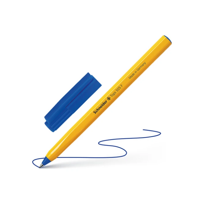 Balpen Schneider Tops 505 fijn blauw
