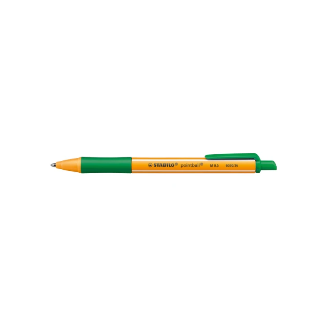 Balpen STABILO pointball 6030/36 medium groen