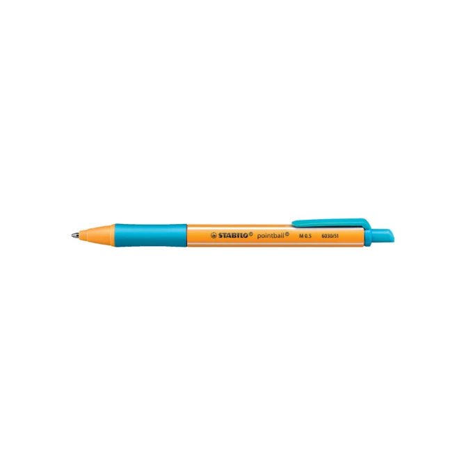Balpen STABILO pointball 6030/51 medium turquoise
