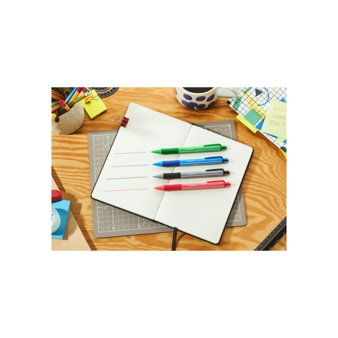 Balpen STABILO pointball colorful medium assorti