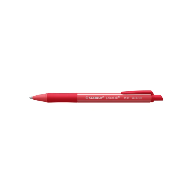 Balpen STABILO pointball colorful medium rood
