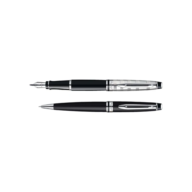 Balpen Waterman Expert black lacquer CT medium