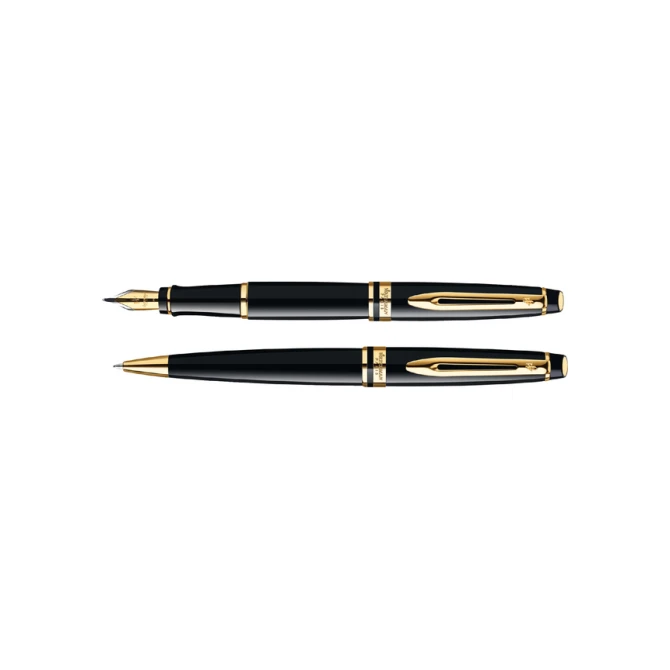 Balpen Waterman Expert black lacquer GT medium