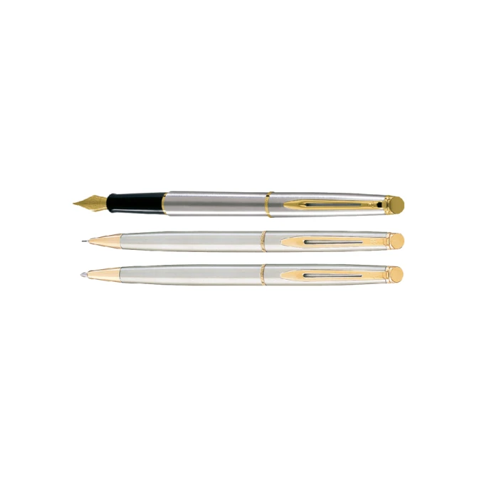 Balpen Waterman Hémisphère stainless steel GT medium