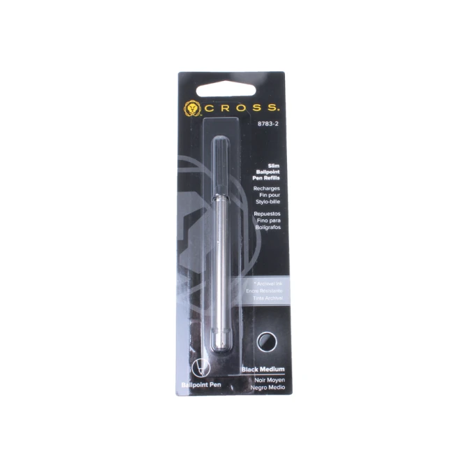 Balpenvulling Cross slim click medium zwart