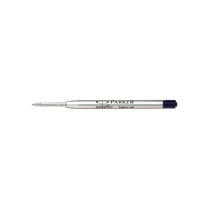 Balpenvulling Parker Quinkflow fijn zwart blister à 1 stuk