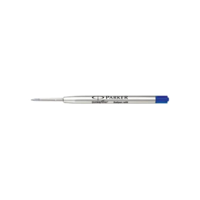 Balpenvulling Parker Quinkflow medium blauw blister à 10 stuks