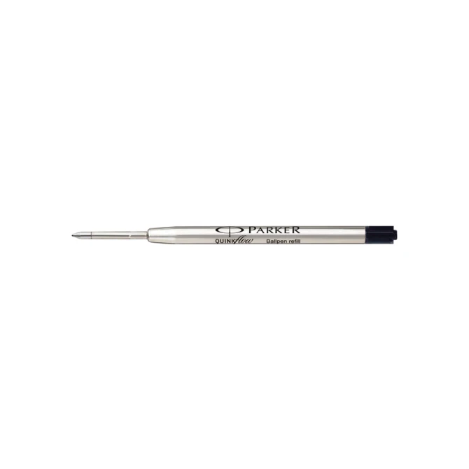 Balpenvulling Parker Quinkflow medium zwart blister à 3 stuks
