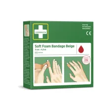Bandage Cederroth Soft Foam 3cmx4,5m beige