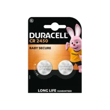 Batterij Duracell knoopcel 2x CR2450 lithium