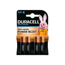 Batterij Duracell Optimum 4x AA Batterij Duracell Optimum 4x AA