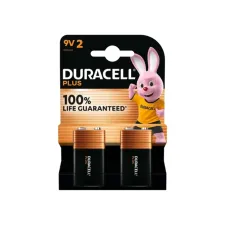 Batterij Duracell Plus 2x 9Volt Batterij Duracell Plus 2x 9Volt
