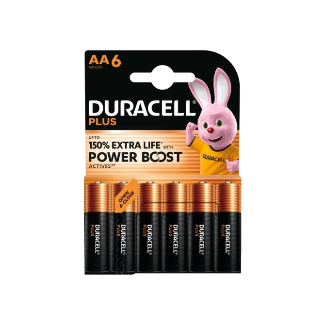 Batterij Duracell Plus Powerboost 6x AA
