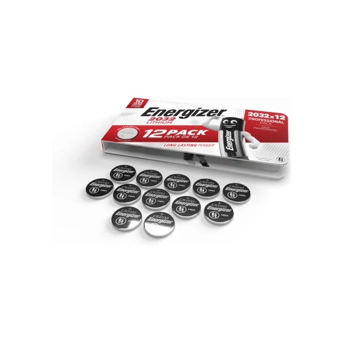 Batterij Energizer knoopcel 12xCR2032 lithium