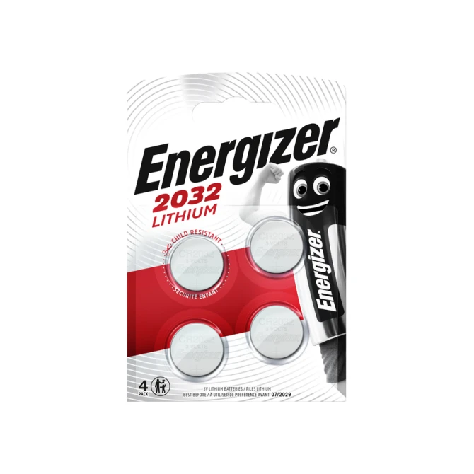Batterij Energizer knoopcel 4xCR2032 lithium