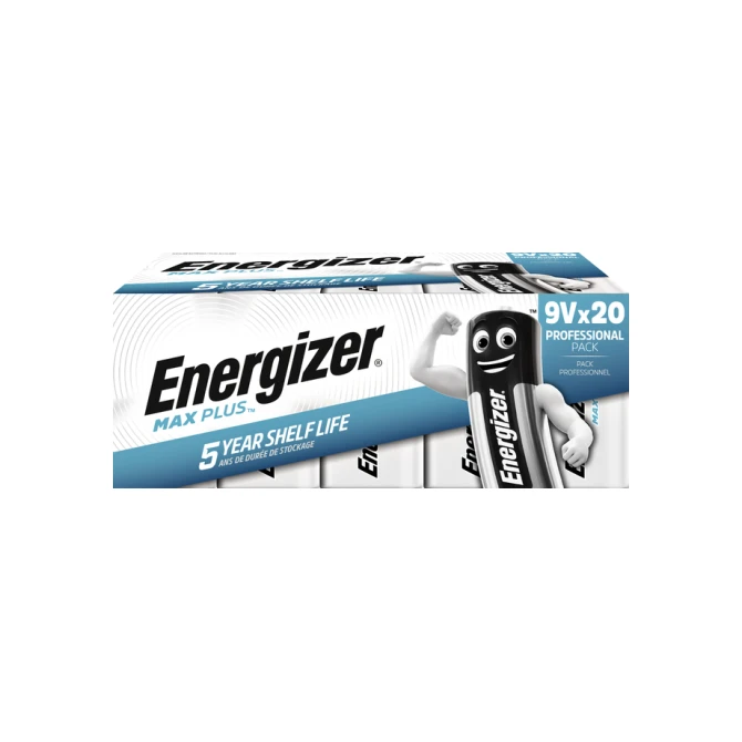 Batterij Energizer Max Plus 20x9v alkaline