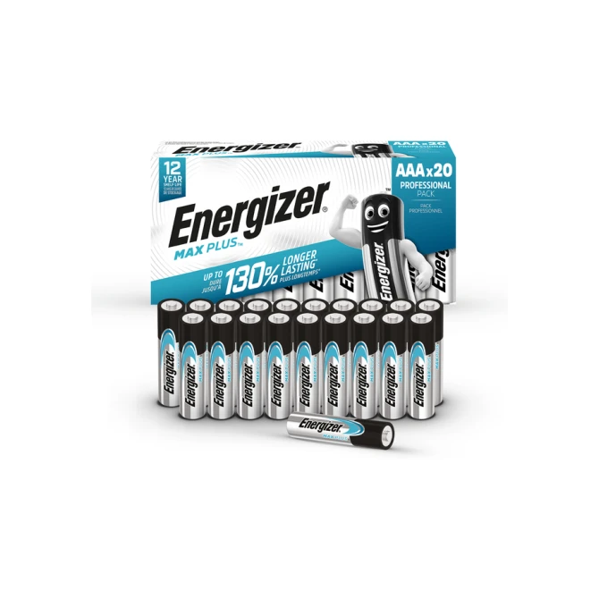 Batterij Energizer Max Plus 20xAAA alkaline