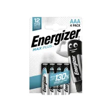 Batterij Energizer Max Plus 4xAAA alkaline Batterij Energizer Max Plus 4xAAA alkaline