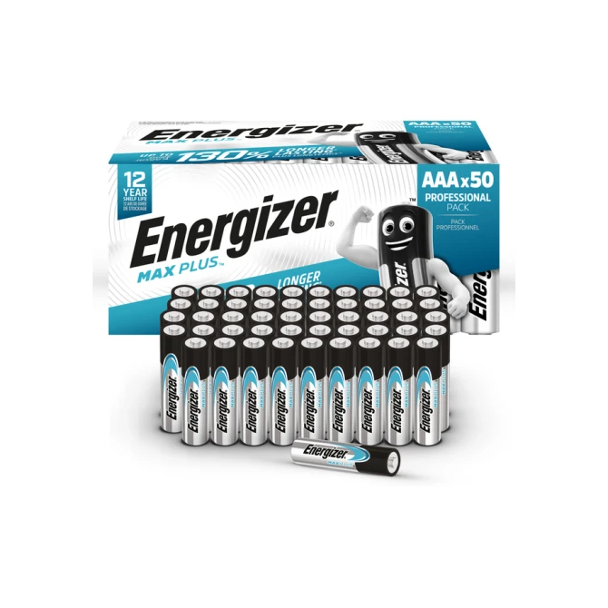 Batterij Energizer Max Plus 50xAAA alkaline