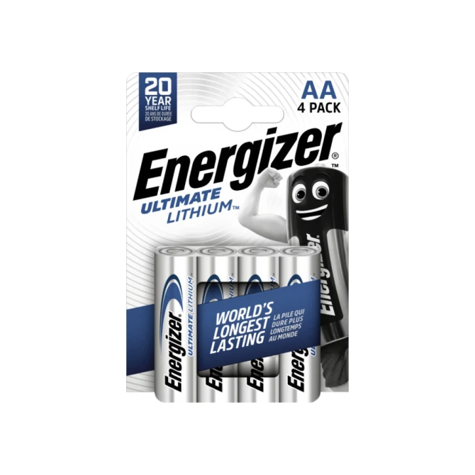 Batterij Energizer Ultimate Lithium 4xAA Batterij Energizer Ultimate Lithium 4xAA
