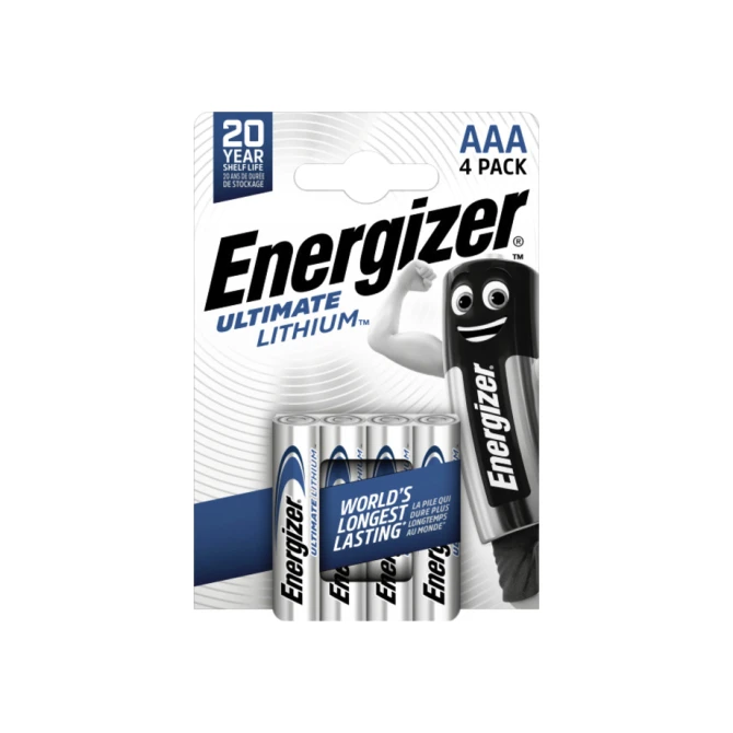 Batterij Energizer Ultimate Lithium 4xAAA