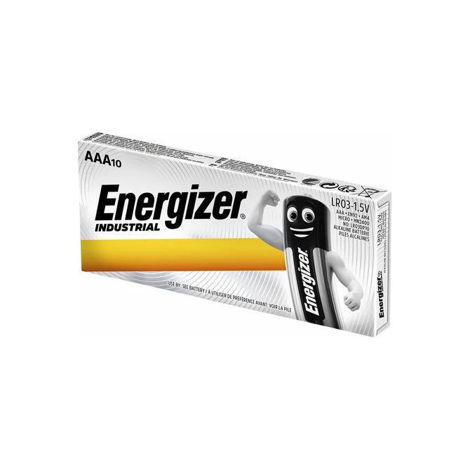 Batterij Industrial AAA alkaline doos à 10 stuks