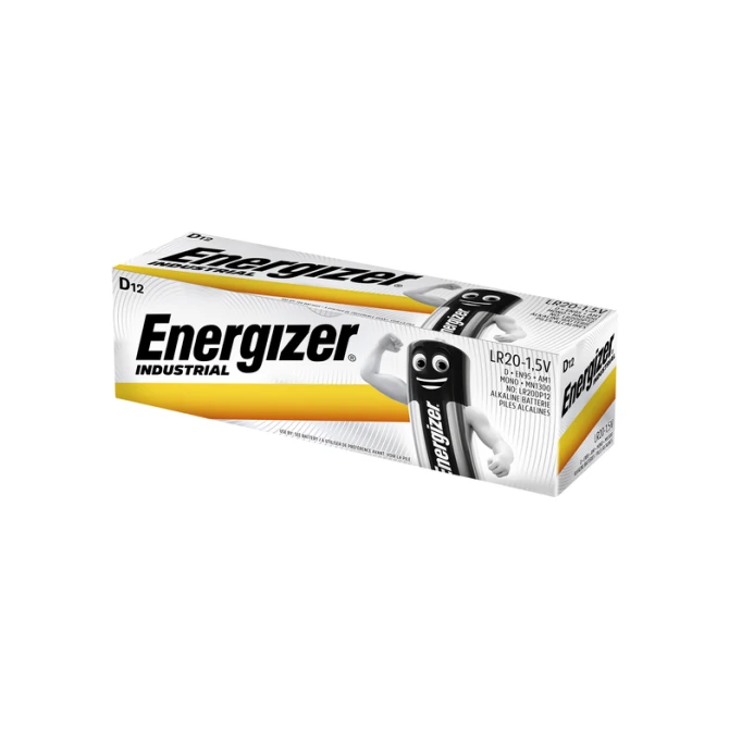 Batterij Industrial D alkaline doos à 12 stuks