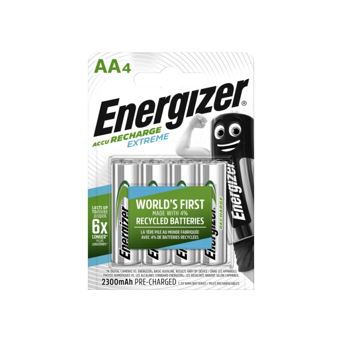 Batterij oplaadbaar Energizer 4xAA 2300mAh