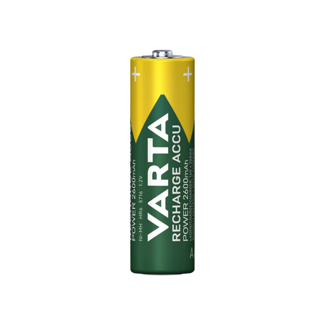 Batterij oplaadbaar Varta 4xAA 2600mAh ready2use