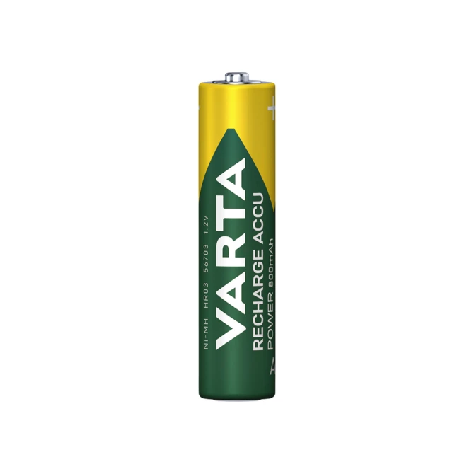 Batterij oplaadbaar Varta 4xAAA 800mAh ready2use