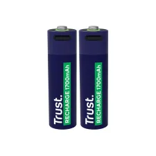 Batterij Trust USB-C oplaadbaar AA 2 stuks Batterij Trust USB-C oplaadbaar AA 2 stuks