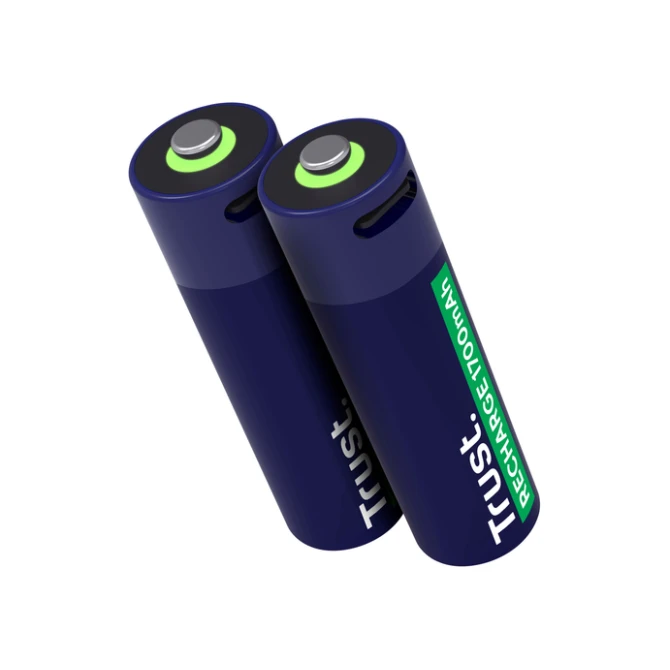 Batterij Trust USB-C oplaadbaar AA 2 stuks