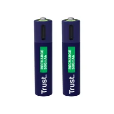 Batterij Trust USB-C oplaadbaar AAA 2 stuks Batterij Trust USB-C oplaadbaar AAA 2 stuks