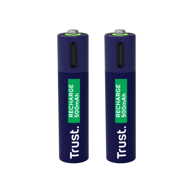 Batterij Trust USB-C oplaadbaar AAA 2 stuks