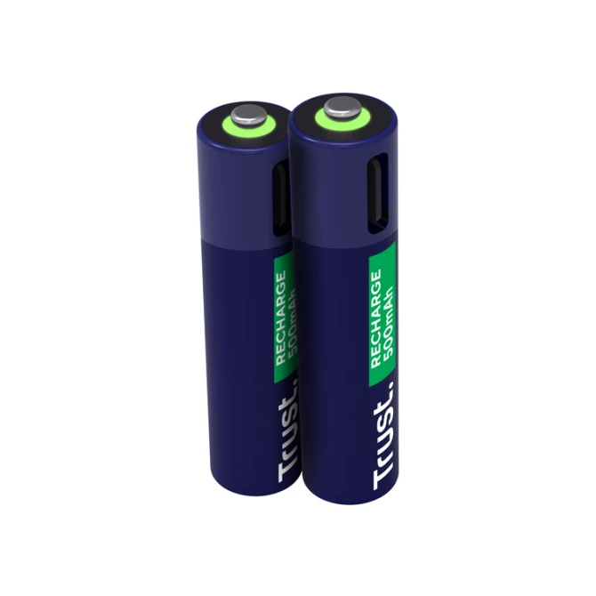 Batterij Trust USB-C oplaadbaar AAA 2 stuks