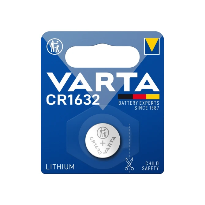 Batterij VARTA knoopcel 1x CR1632 lithium