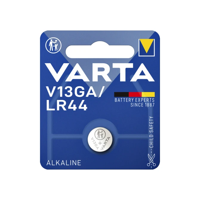 Batterij Varta knoopcel V13GA alkaline blister à 1stuk
