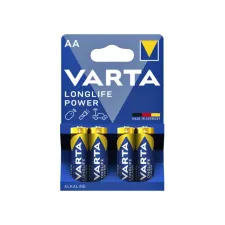 Batterij Varta Longlife Power 4x AA Batterij Varta Longlife Power 4x AA